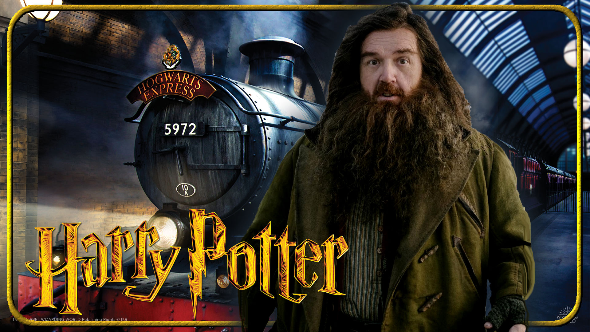 First Look at Nick Frost as Hagrid in the New HBO Max Harry Potter ...