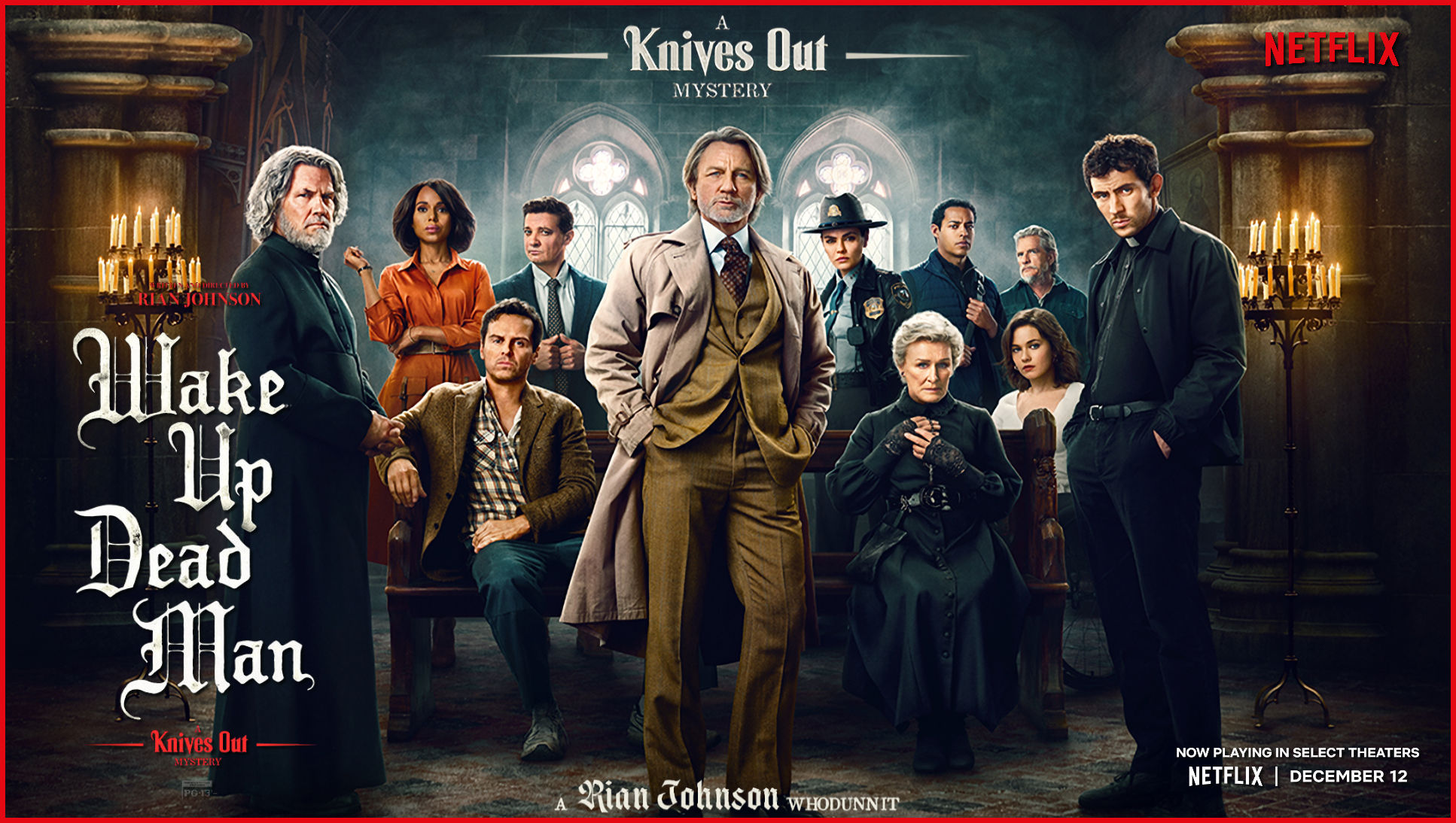 Wake Up Dead Man: A Knives Out Mystery Poster