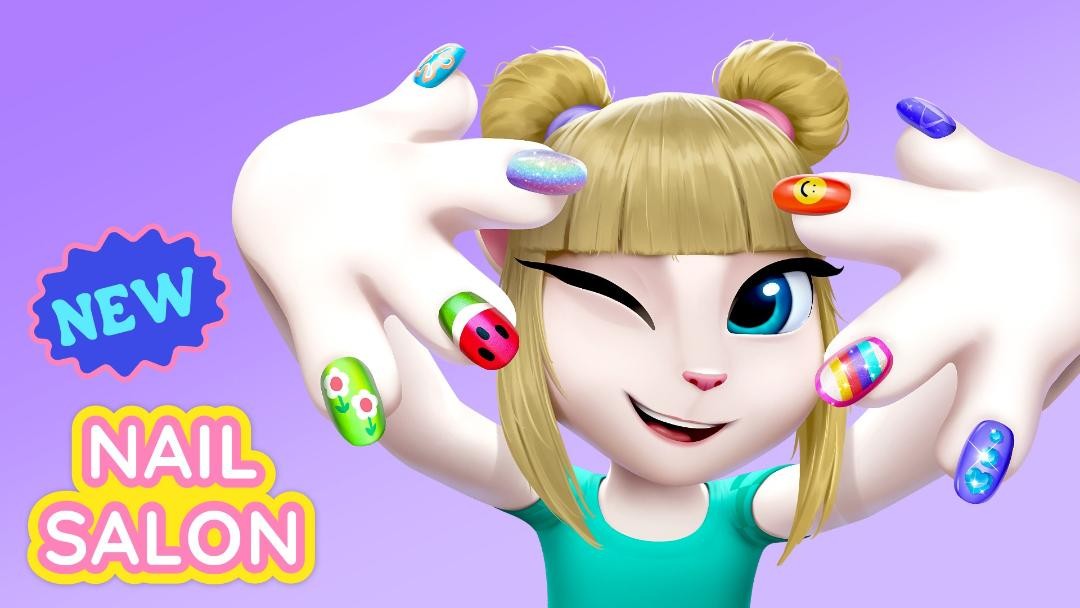 Nailed It! My Talking Angela 2 Gets A Nail Salon!