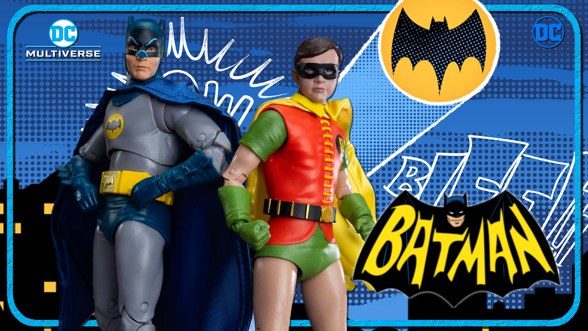 Holy New Figures, Batman! New Batman: Classic TV Series Dynamic Duo 2-Pack Revealed by McFarlane Toys