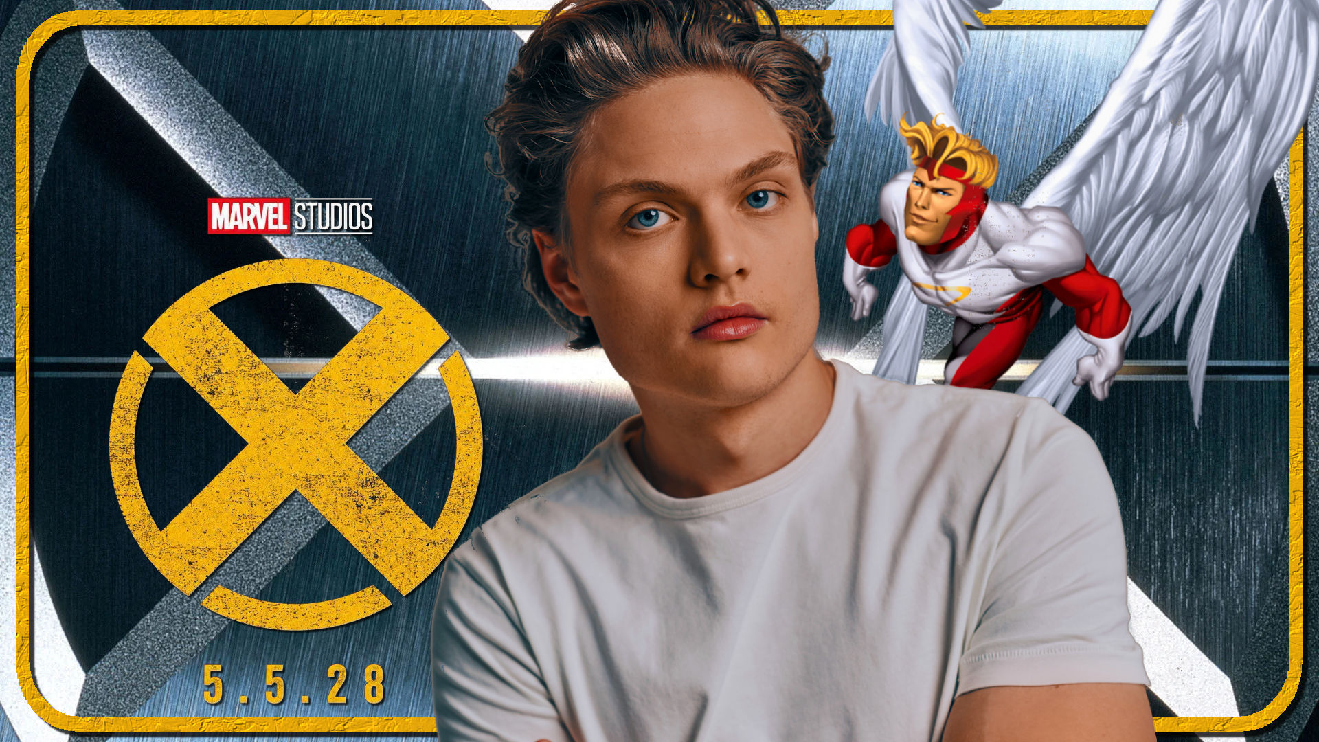 Asa Germann Cast as Warren Worthington's Archangel in Marvel Studios' X-Men